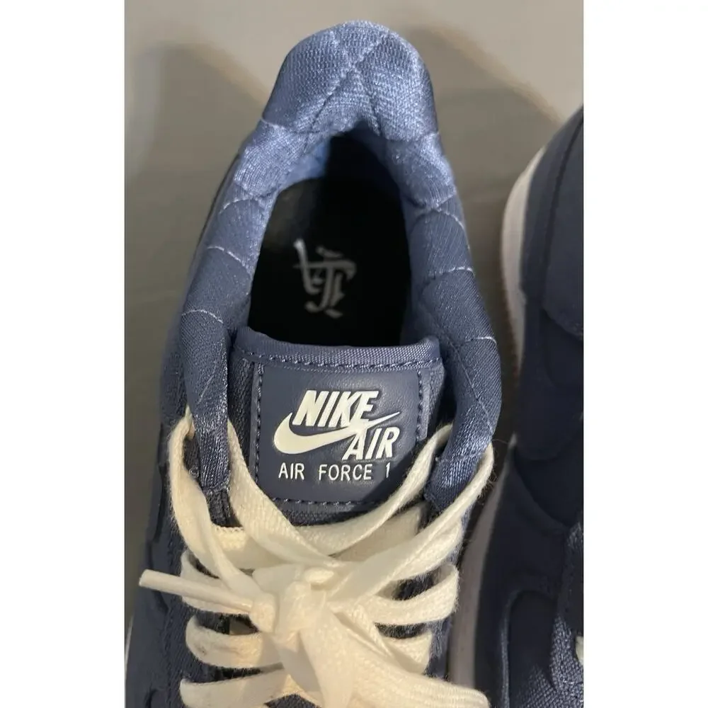 Nike Air Force 1 ’07 Patched Up Los Angeles Blue GS Youth 5Y Gum Sole